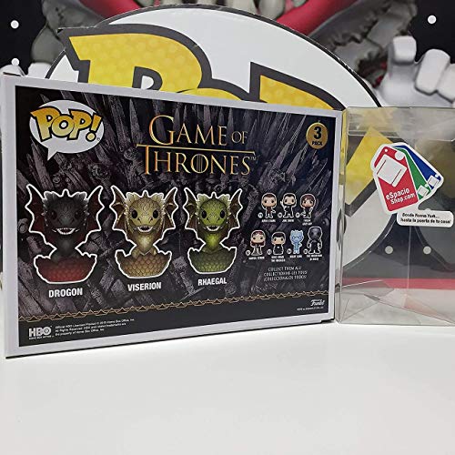 Funko Figura Pop Set de los Tres Dragones en los Huevos - Juego de Tronos ECCC 2020