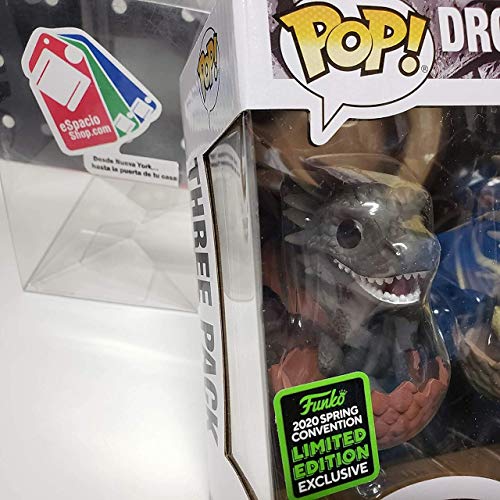 Funko Figura Pop Set de los Tres Dragones en los Huevos - Juego de Tronos ECCC 2020