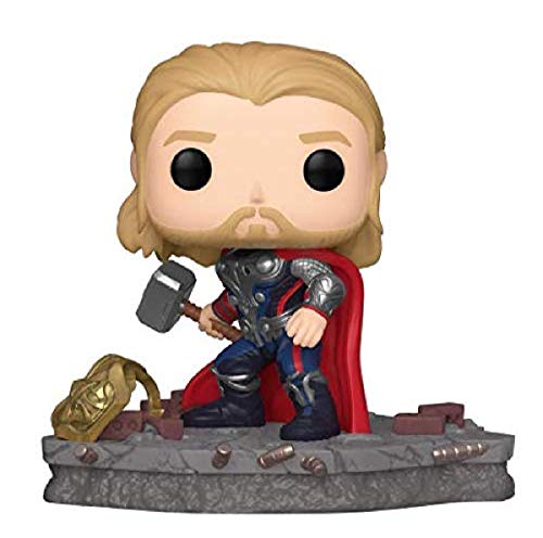 Funko Pop! Deluxe Marvel Avengers Assemble Series - Figura de Thor, producto exclusivo de Amazon (figura 4 de 6)