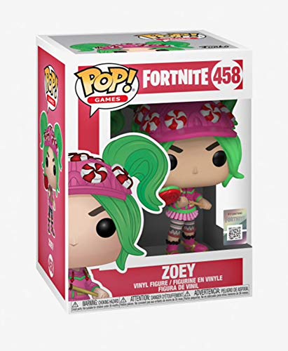 Funko Pop! Fortnite 458 Zoey Vinyl Figure, Multicolor, Estándar