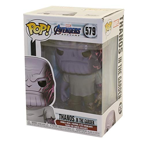 Funko- Pop Marvel: Endgame-Casual Thanos w/Gauntlet Collectible Toy, Multicolor (45141)