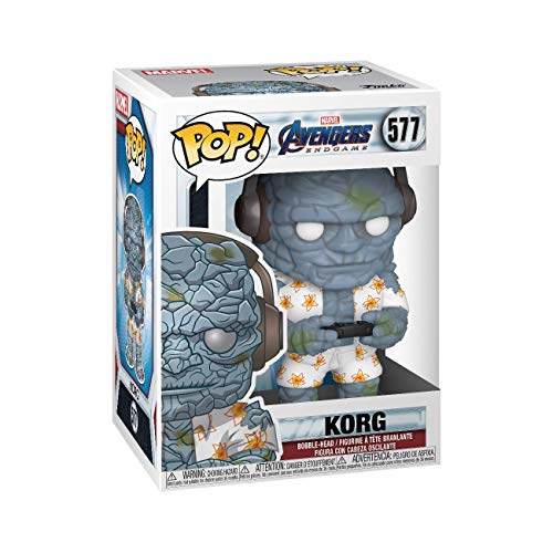 Funko- Pop Marvel: Endgame-Gamer Korg Figura Coleccionable, Multicolor (45140)