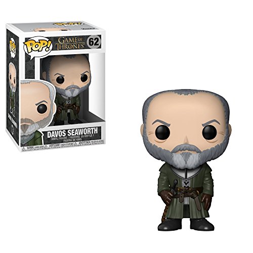 Funko- Pop Vinilo: Game of Thrones: Ser Davos Seaworth Juego De Tronos, Multicolor (29164)