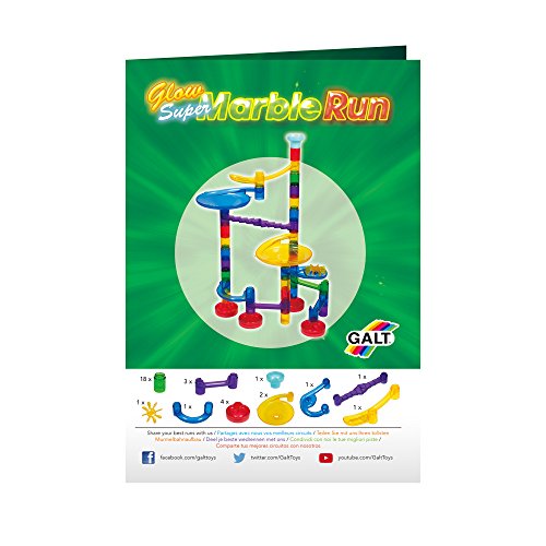 Galt toys - Glow Super Marble Run - Juego de construcción a partir de 4 años