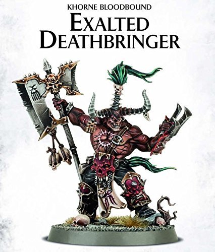 GAMES WORKSHOP 99070201010 Khorne Bloodbound Exaltted Deathbringer Mesa y Juego en Miniatura