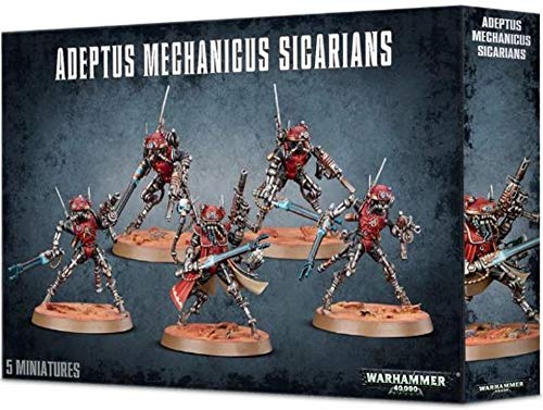 Games Workshop- Figura de acción Adeptus Mechanicus Sicarians (99120116003)