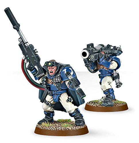 Games Workshop Warhammer 40k Model Miniatures - Space Marine Scout Squad w/ Sniper Rifles