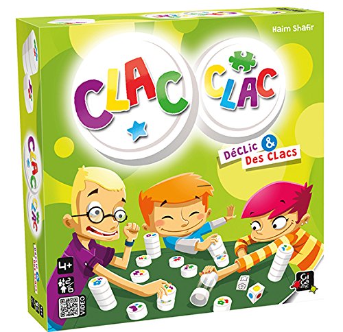 GIGAMIC Clac Clac - Juego de Discos magnéticos [Importado de Francia]