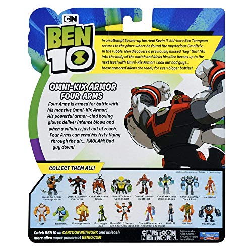 Giochi Preziosi-Ben10 PB A11 Kix Arm Fourarms Personajes (BEN55300)