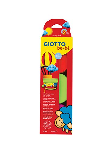 Giotto Be-Bè Súper Pasta Para Jugar 100 G. Est. 3 Uds. (Nar.+Mag.+Ver.)