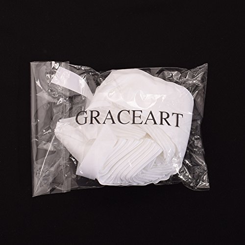 GRACEART Fular - para mujer Gris gris Talla única (Blanco)