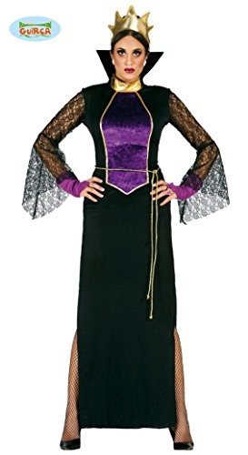 Guirca Rudy Disfraz grimilde Reina Bruja Biancaneve, Color Negro, Morado, Talla única, 80951 