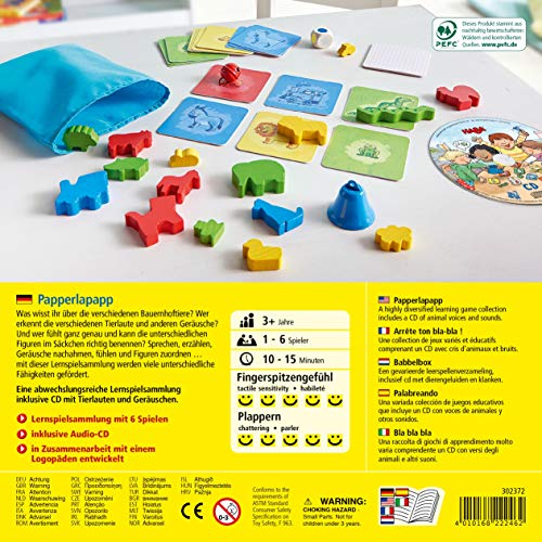 HABA 302372 - Colección de Juegos educativos Papperlapp (en alemán)