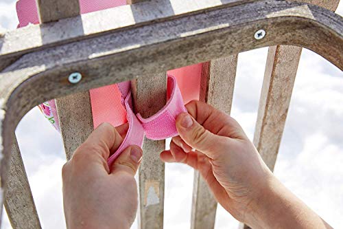 Haba 304109 - Asiento para Bicicleta de muñecas (Cierre de Velcro, para Bicicletas y trineos, para muñecas de 18 Meses), diseño de Flores