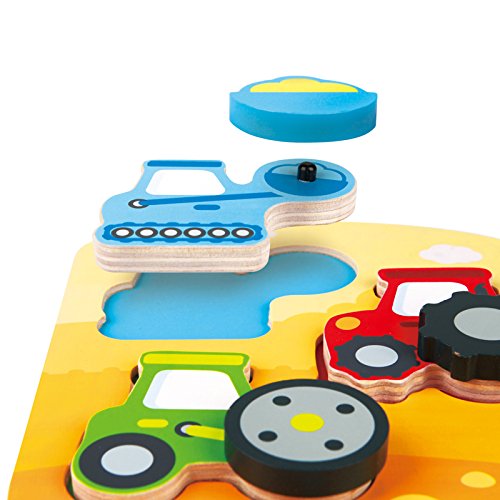 Hape e1608 dinámico País Máquinas de Puzzle