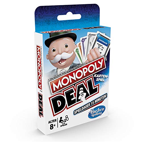 Hasbro Gaming E3113100 Monopoly Deal, Juego de Cartas, Multicolor