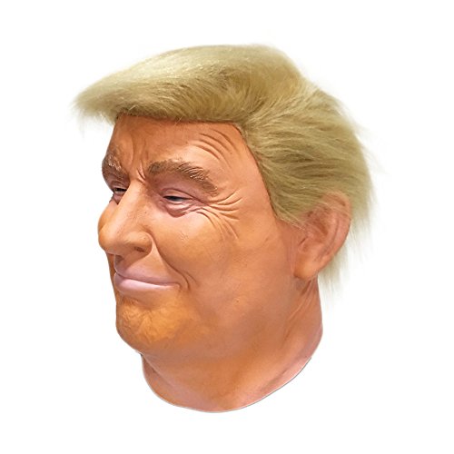 Hengyutoy Mask Máscara de Cabeza Humana de Fiesta de Traje Lujo de Halloween de Donald Trump