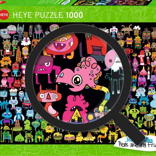 Heye- Doodle Rainbow Puzzle, Multicolor (29786)