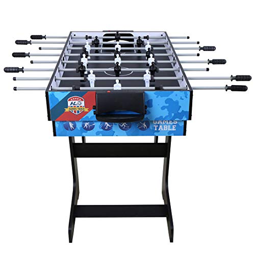 homelikesport Mesa de Juego 5 en 1 para Fútbol Honkey Ping Pong Billar Baloncesto