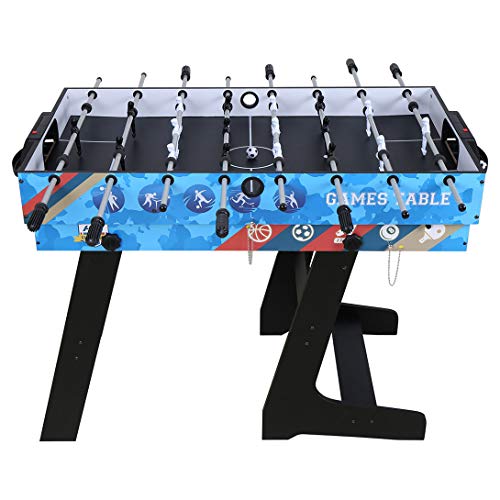 homelikesport Mesa de Juego 5 en 1 para Fútbol Honkey Ping Pong Billar Baloncesto