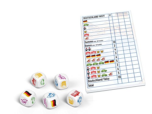 Huch & Friends 879622 Yatzy - Juego de Cartas de Alemania (Contenido en alemán)