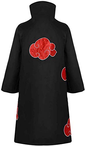 IUTOYYE Disfraz de Carnaval para Adulto Disfraz de Adulto Akatsuki Ninja para Halloween Carnaval Navidad Disfraz de Fiesta o águila Negro (M (Tamaño Fabricante: L))