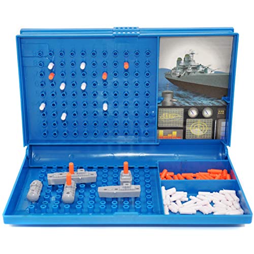 Juego de Batalla Naval, Acorazados Batalla naval Tablero de juego de combate tradicional Niños Familia Diversión Juguete, Batalla naval Juego de mesa Tablero de estrategia Combate Guerra Destrucción