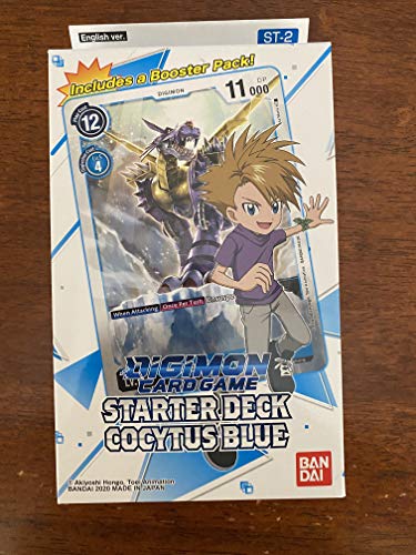 Juego de Cartas Digimon: Baraja de iniciación- Cocytus Azul ST-2