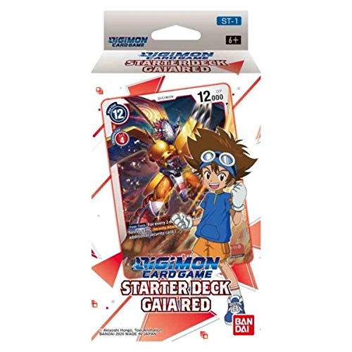 Juego de Cartas Digimon: Baraja de iniciación - Gaia Red ST-1