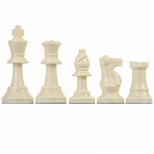 Juego de Piezas de ajedrez Juego de ajedrez de Torneo Juego de Piezas de ajedrez Solamente, Juego de Mesa de ajedrez Juego Piezas de ajedrez Internacional Piezas de ajedrez Completas (Medium-64mm)
