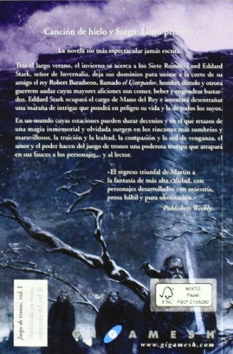 Juego de tronos: canción de hielo y fuego 1: libro primero (2 volúmenes) (Gigamesh Bolsillo)