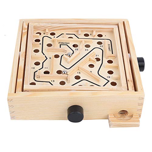 Juguete de laberinto de mano, juegos de mesa interactivos, juego de mesa de laberinto, juego de cerebro, juego interactivo para niños y adultos(ohye-hand maze trumpet)