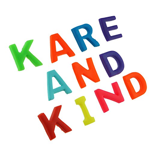 Kare & Kind Juego de Herramientas de 32 Piezas para Masa Inteligente con Herramientas para Masa y Letras Mayúsculas (Alfabeto) – Colores Variados (Letras Mayúsculas)