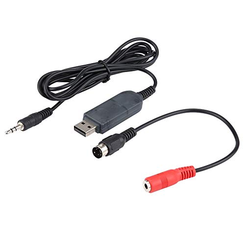 keenso Cable de Simulador RC, Juego de Cables de Dongle USB Compatible con Transmisor de Control Remoto de Simulador de Vuelo 22 en 1 Quadcopter