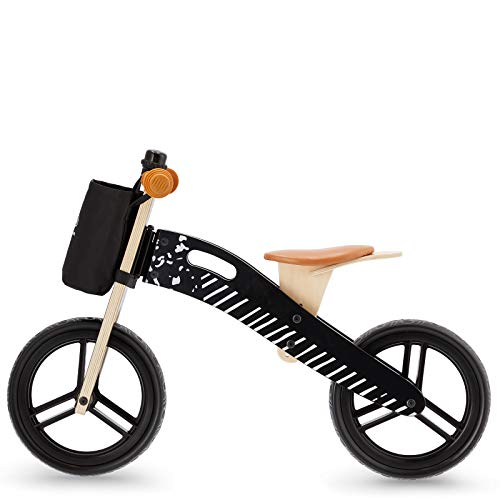 kk Kinderkraft Kinderkraft Bicicleta sin Pedales Runner, Ligera, Ajustable, 3 Años y más, Negro, Unisex-Baby, 83 x 38 x 54 cm