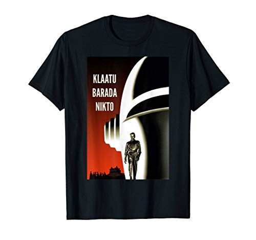 Klaatu Barada Nikto Gort Robot SiFi Camiseta