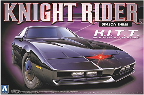 KNIGHT RIDER Modelo KIT Coche de montaje de la TEMPORADA 3 K.I.T.T. Escala 1/24 AOSHIMA Movie Mechanical