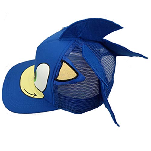 LACKINGONE Sonic The Hedgehog - Sombrero de béisbol con orejas