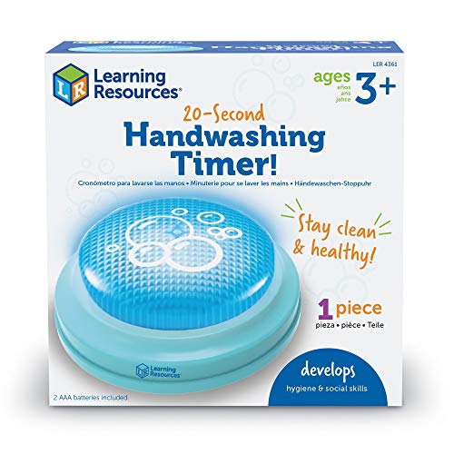 Learning Resources- Cronómetro para lavarse Las Manos de 20 Segundos (LER4361)