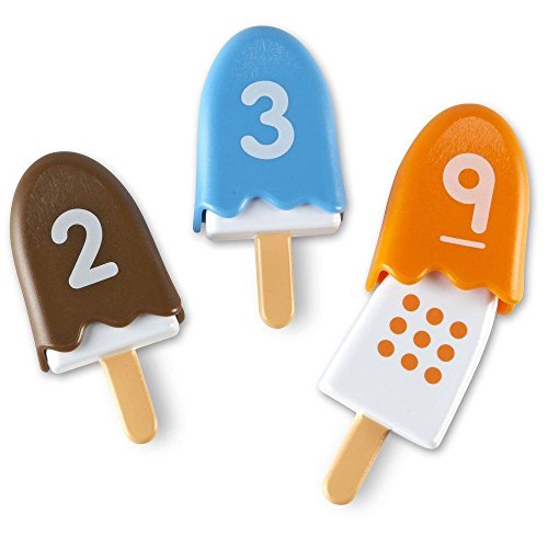 Learning Resources- Polos de números Number Pops de Smart Snacks, Color (LER7344)