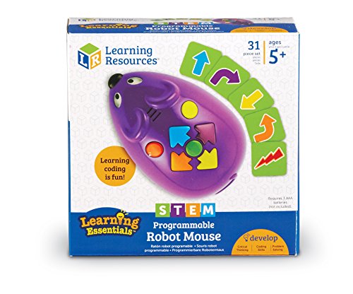 Learning Resources-Set de Actividades para El Aula Del Ratón Robot Code & Go De, color, Talla Única (LER2862) , color, modelo surtido