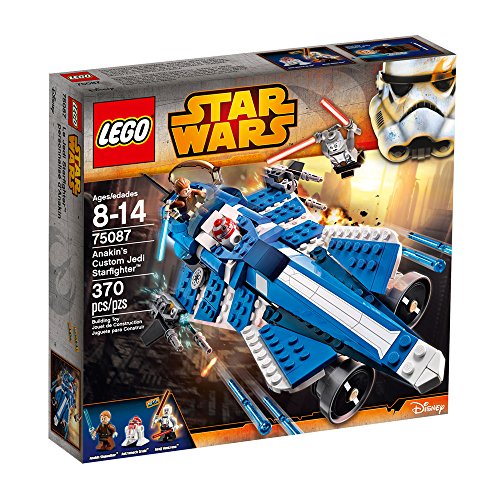 LEGO - Juego de construcción Jedi Starfighter de Anakin, con 370 Piezas (75087)