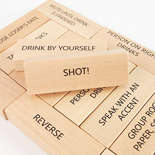 Lewo 54 Piezas Juegos de Beber con 36 Reglas Diferentes y Juegos para Adultos Party Game