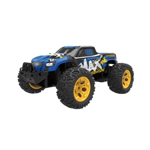 Lihgfw 1:12 Control Remoto Coche RC Off-Road Control Remoto Coche Niños Bigfoot Alloy Off-Road Vehículo 2.4G Escalada de Alta Velocidad Coche Drift Coche Boy Boy Gift Blue 10cm (Color : Azul)