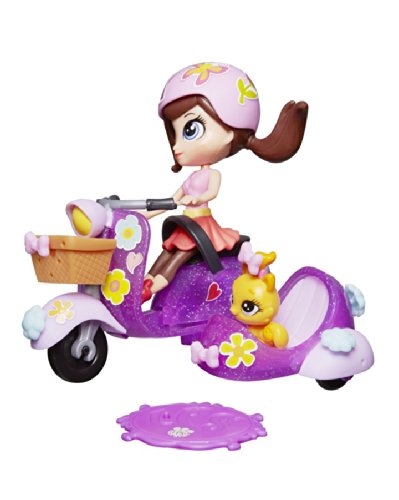 Littlest Pet Shop - Blythe en Sidecar, vehículo (Hasbro A8230EU4)