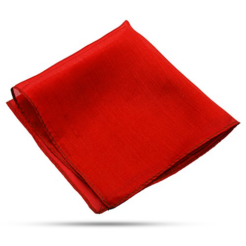 Magic Silk Pañuelo 100% Seda (15 x 15 cm) Rojo