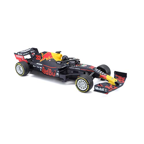 Maisto Tech R/C F1 Red Bull RB15 (2019): Coche teledirigido MAX Verstappen a Escala 1:24, Coche de fórmula 1, 2,4 GHz, Control de empuñadura de Pistola, 22 cm, Color Negro (582351)