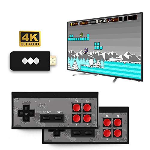 Máquina de Juegos nostálgica, con Controlador portátil USB Gamepad Consola de Juegos HDMI HD Incorporado 568 Videojuegos clásicos