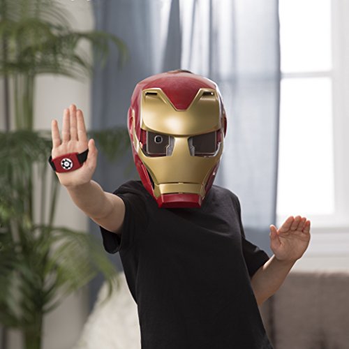 Marvel Avengers- Hero Vision Iron Man Realidad Aumentada, Talla única (Hasbro E0849175)