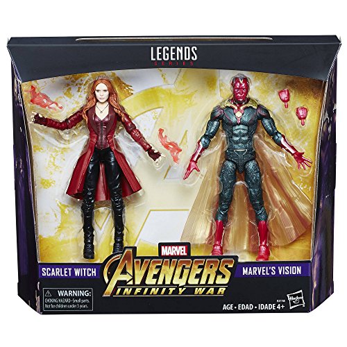 Marvel Hasbro Legends Toys R Us Exclusive Avengers Infinity War 2-Pack Vision and Scarlet Witch